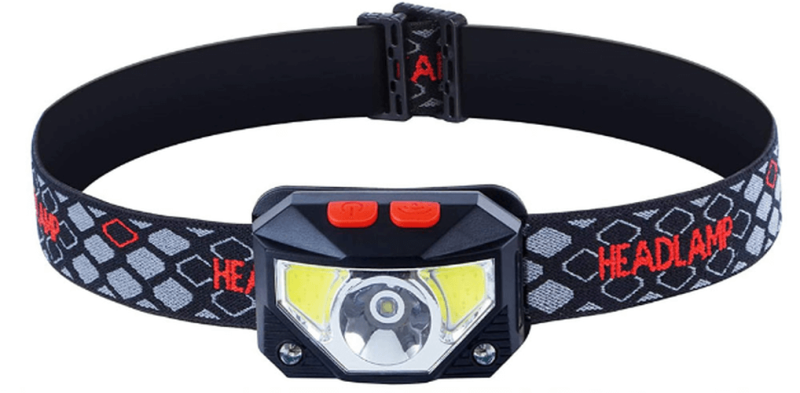 Latarka czołowa LED + kabel USB czołówka 3 tryby świecenia