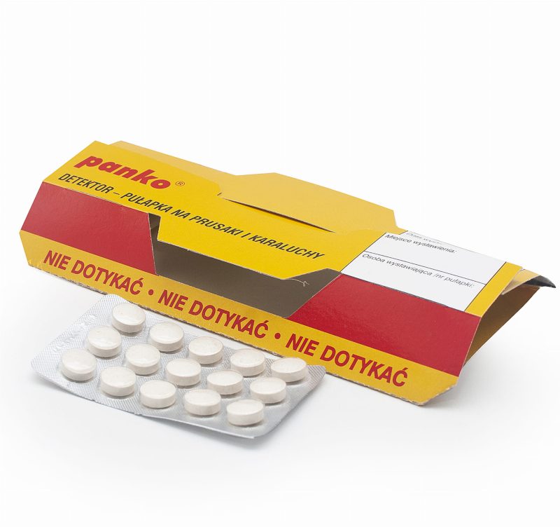 Pułapka na prusaki i karaluchy 10szt lep detektor